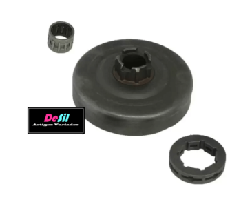 Conjunto Coroa - Tambor da Embreagem - HUSQVARNA 61 / 162 / 268 / 272