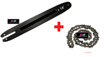 Kit Sabre + Corrente para Motosserras Stihl MS 180 - 25 Dentes.