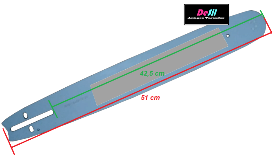 Combo Sabre e Corrente 36 Dentes 0,325 p/ Motosserras Lynus / Kawashima