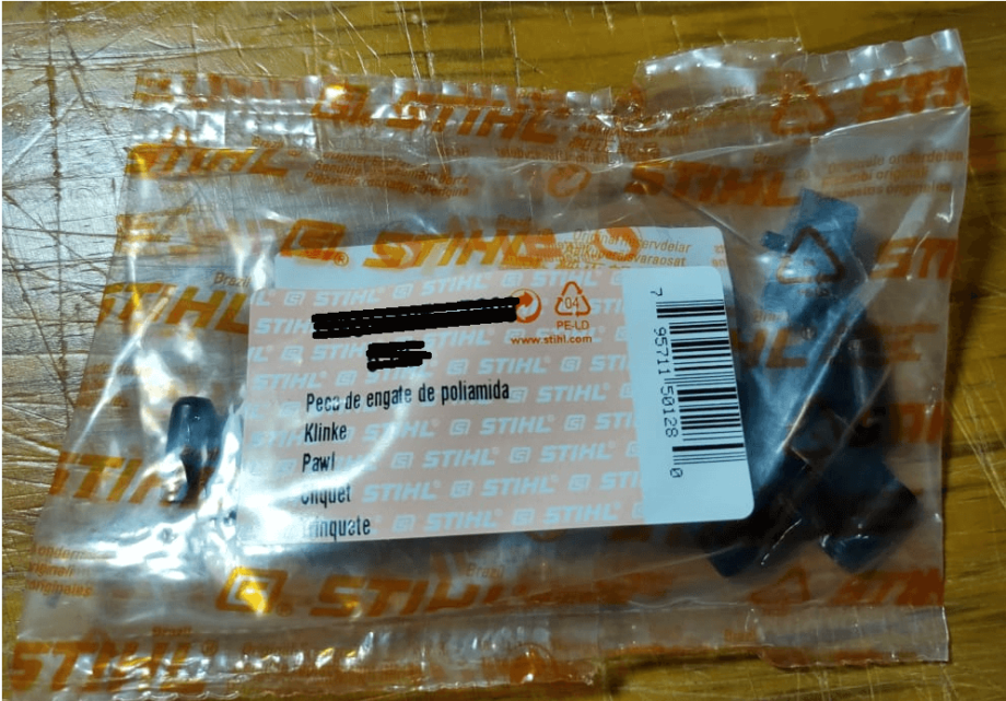 Grampo Elástico da Polia para motosserras MS 210 / 250 / MS 390- Original STIHL