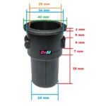 Amortecedor do Suporte do Tubo para Roçadeiras KW26 - Tubo de 26mm
