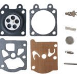 Kit com 02 Reparo de Carburador / Diafragma Completo para Motosserras Stihl MS170 / 180 - Tipo Walbro