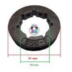 Coroa 325 7x7 p/ Motosserras 45/52/62 cc Importadas