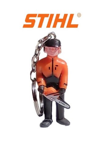 Chaveiro Original Stihl - Homem com Motosserra