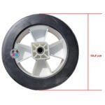 Kit Com 02 Rodas Para Cortadores de Grama a Gasolina / Elétrico Trapp MC - Roda Grande - Original