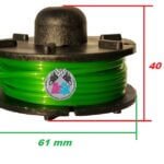 Refil / Carretel com Fio de Nylon para Apradores de Grama Trapp Master 800 Plus / 1000 Plus