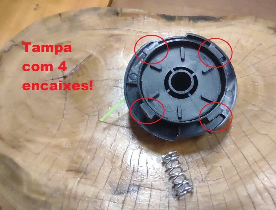 Kit para Aparador de Grama Tramontina - Tampa, Carretel e Mola - Original!