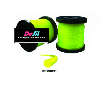 PROMOÇÃO! 20 Metros de fio de Nylon para Roçadeira - 3,0 mm Redondo