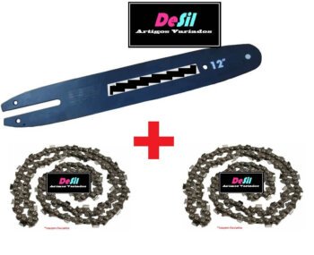 KIT Sabre 12" + 02 Correntes 22 Dentes 3/8 1,1 - Para STIHL MS 170 / 180