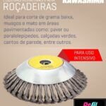 Escova Rotativa de Aço para Roçadeira - Uso Intensivo