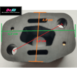 Flange / Brida / Conexão do carburador para Roçadeiras 26 cc