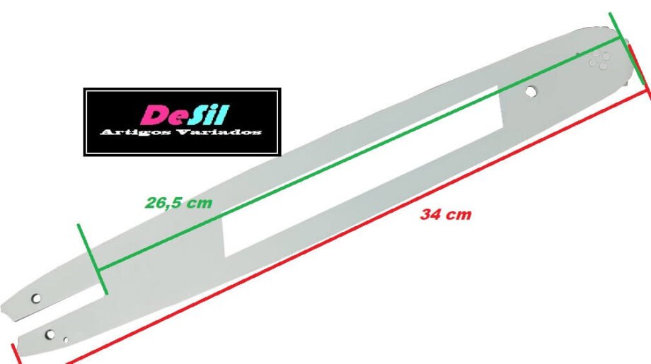 Sabre 12" para Motosseras Stihl 170 - Passo 3/8 Pé 1,3mm