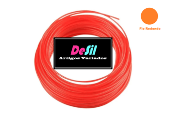 20 Metros de Fio de Nylon para Roçadeiras - 3,3 mm Redondo