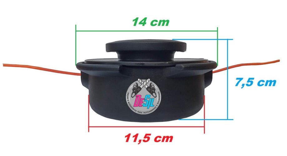Carretel de Fio de Nylon para Roçadeira Stihl FS 160 / 220 / 280