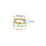 Luva / Anel do Coletor / Conexão para Motosserra 45 50 52 54 58 cc - Tekna Toyama KNakasaki