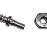 Kit 2 Prisioneiro do Sabre para Motosserra Stihl MS 170 180 210 250 - Salva Rosca com Porcas