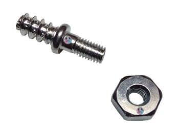 Kit Prisioneiro do Sabre para Motosserra Stihl MS 170 180 210 250 - Salva Rosca - com Porca