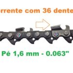 Corrente para Motosserra Stihl com 30 Dentes - Passo 3/8 - 1,6 mm