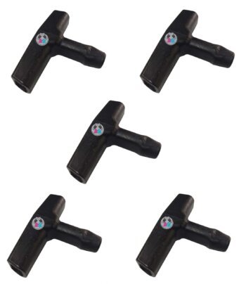 Kit com 5 Manípulo Puxador de Arranque Partida para Motosserra Roçadeira Soprador