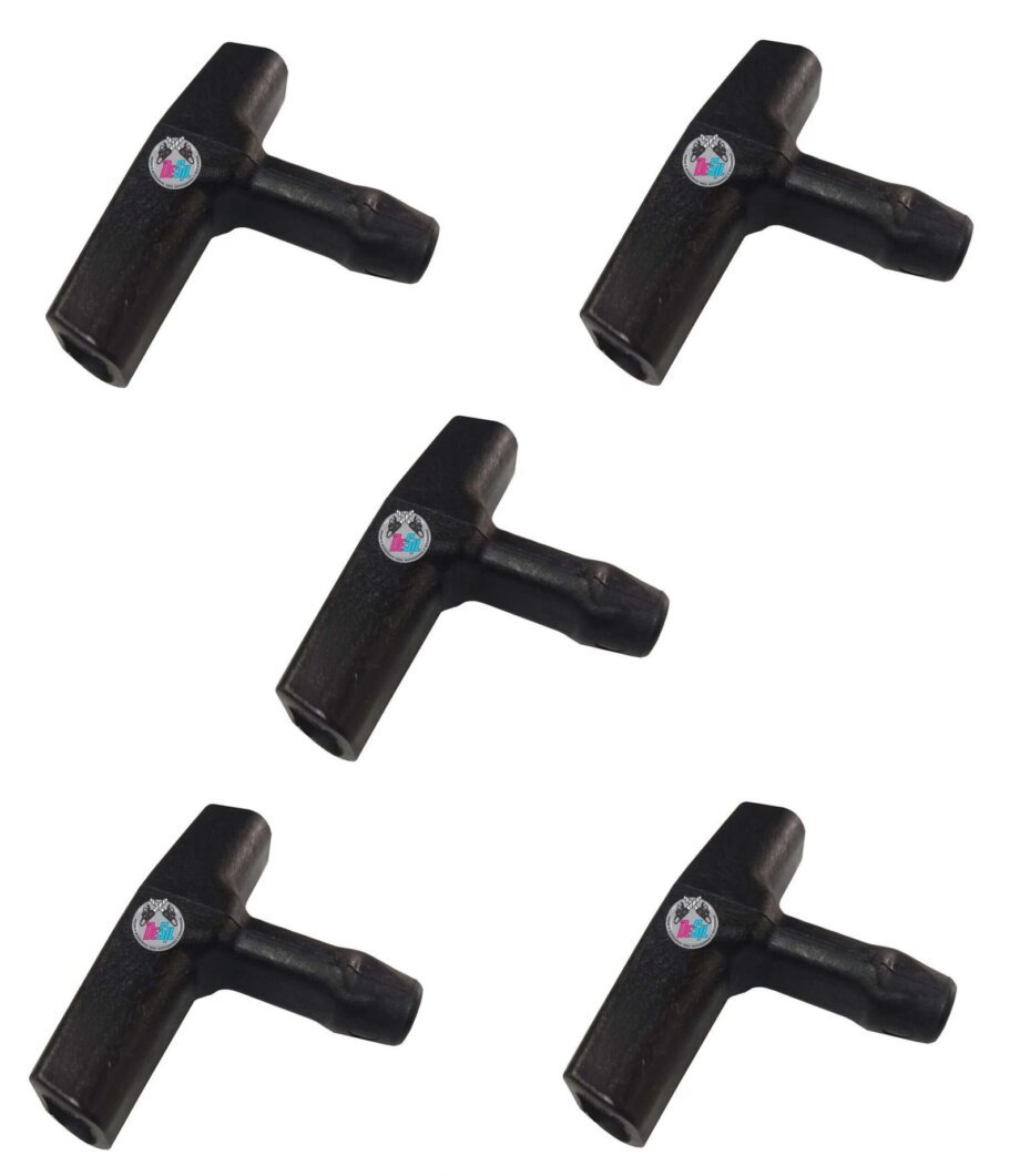 Kit com 5 Manípulo Puxador de Arranque Partida para Motosserra Roçadeira Soprador