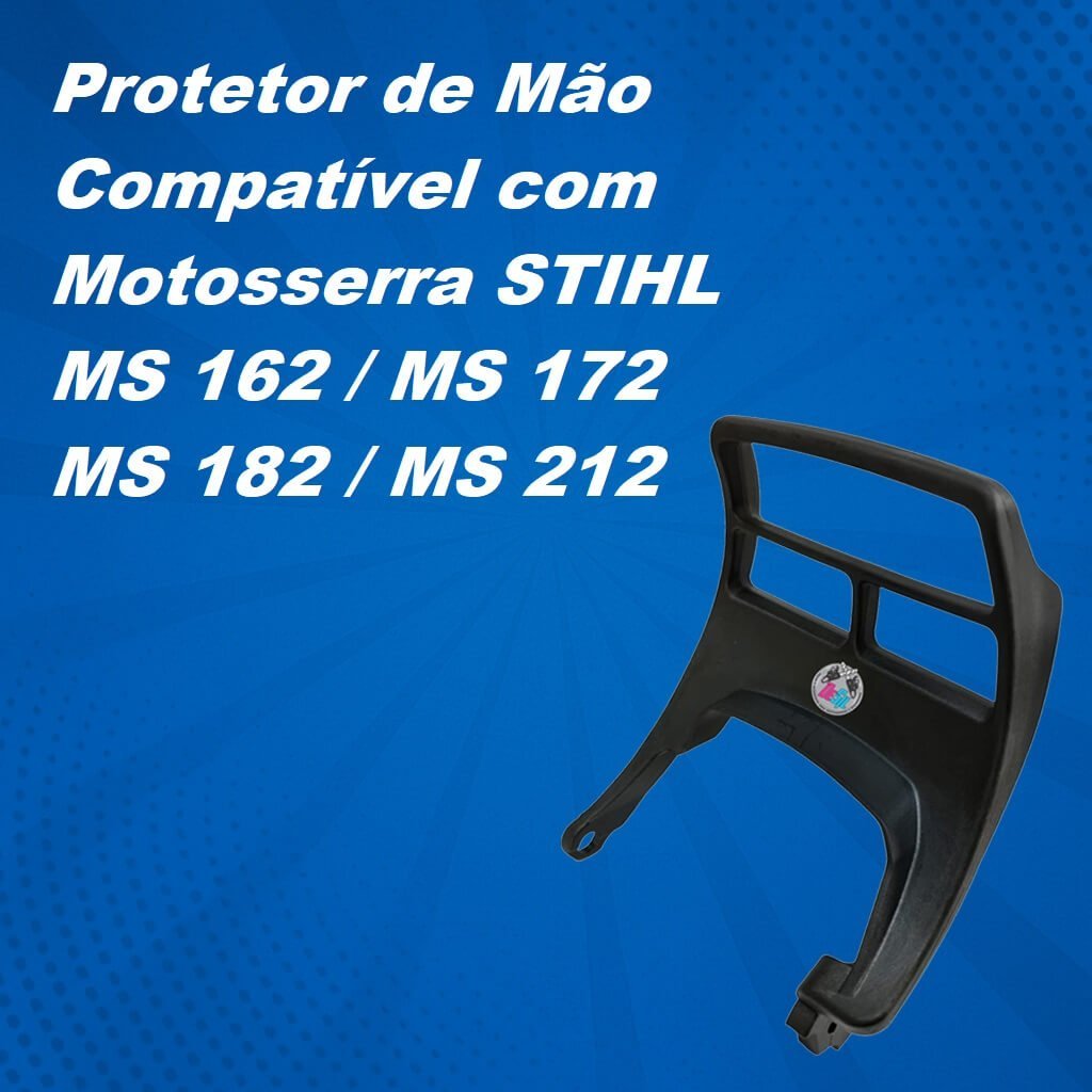 Protetor de Mão para Motosserra Stihl MS 162 172 182 212 Protetor de Mão para Motosserra Stihl MS 162 172 182 212